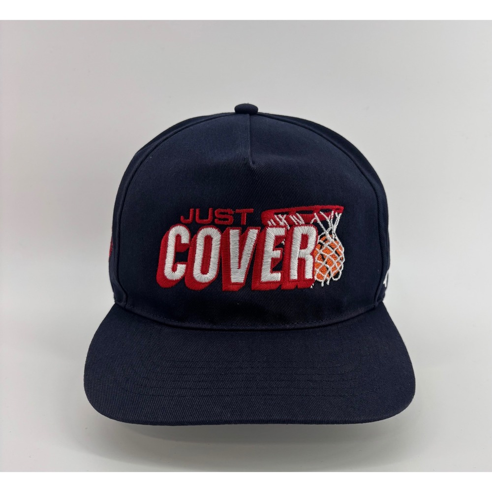 Barstool Sports Hat "Just Cover" Men OSFA '47 Brand Black Snapback